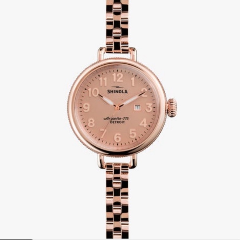 Authentic Shinola Watch (rose gold)